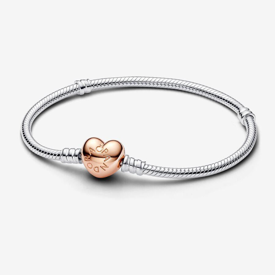 Pandora Moments HeartandSnake Chain Bracelet 20 Cm